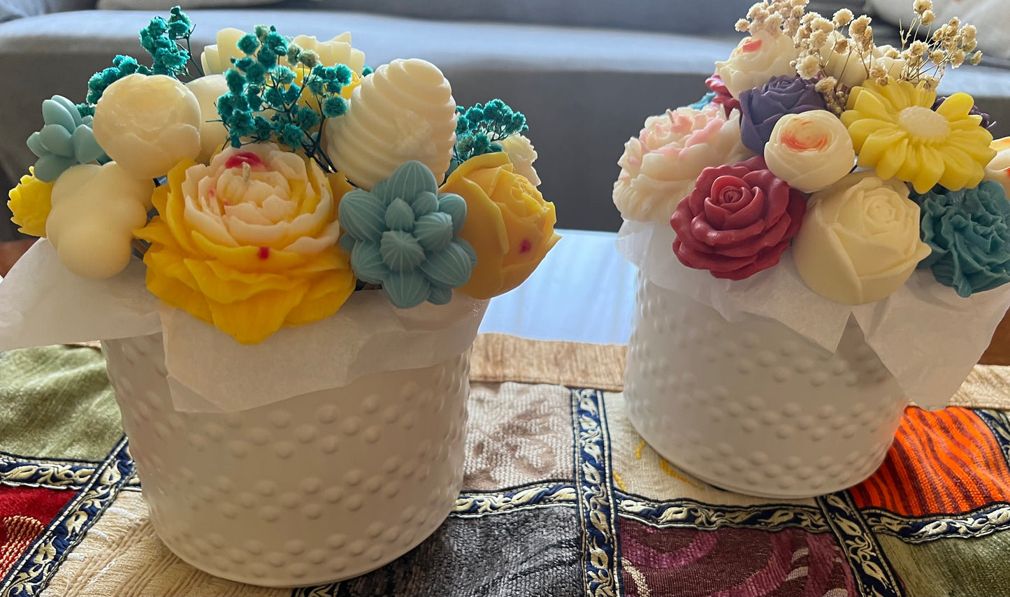 Vase Bouquet Flowers