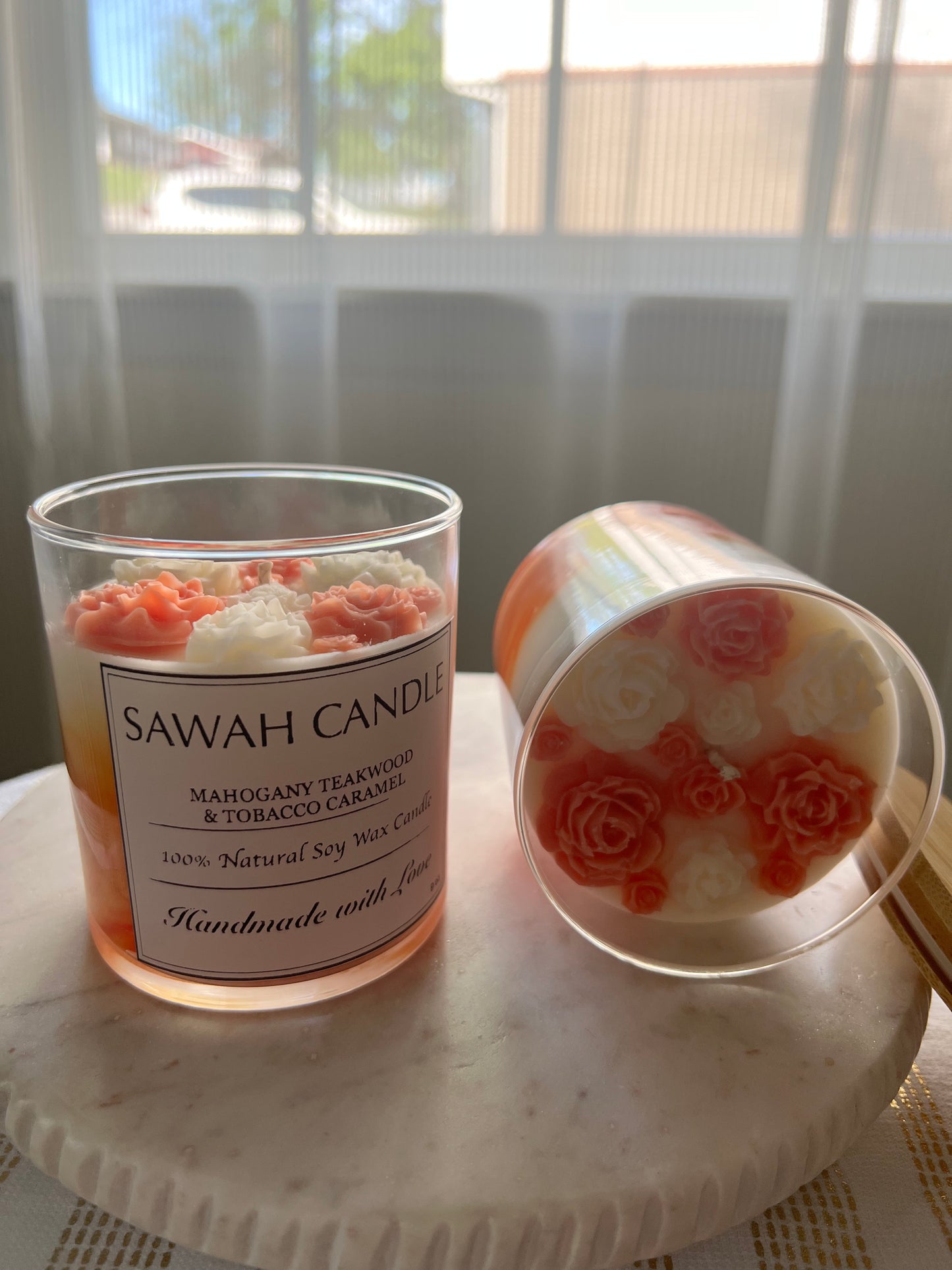 Marble candle