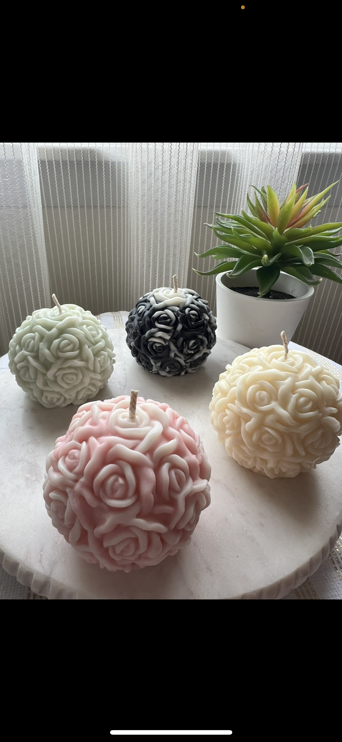 Flower candles