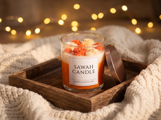 Marble candle