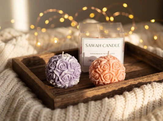 Flower candles